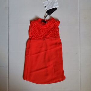 Armani Exchange Lace Yoke Split Back Tank Size XS